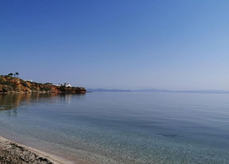 Apartamento Summer House With A Pool Near Sea, Port & Airport Rafína Exterior foto